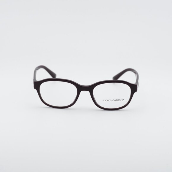 Dolce & Gabbana DG3339 3332 Eyeglasses Rectangle Bordeaux 53mm Frame - Picture 3 of 10